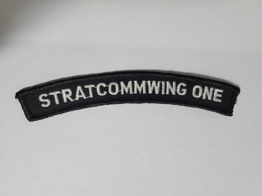 US Navy STRATCOMMWING ONE Strategic Communications Wing ONE Segment Patch Tab