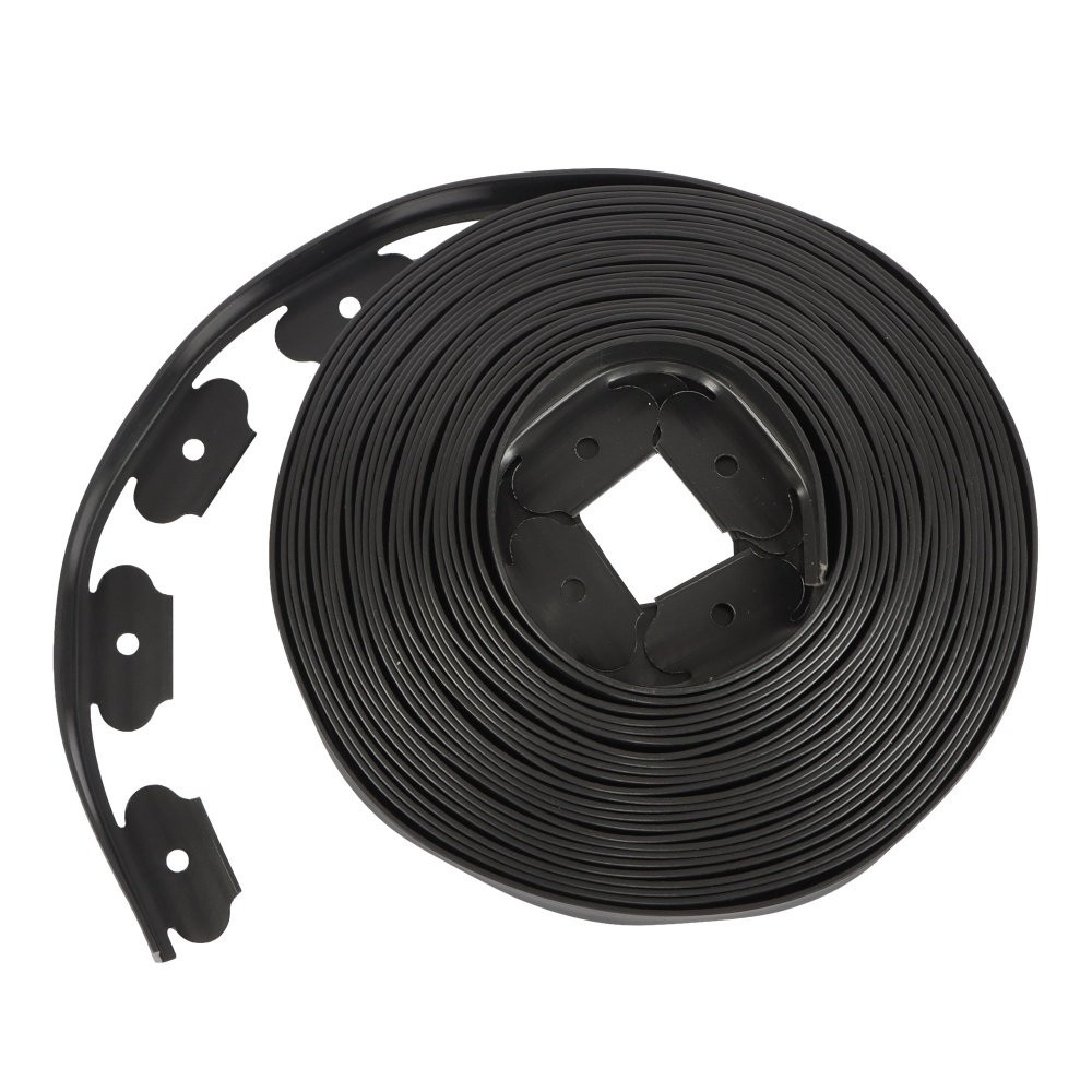 Landscape L-shaped Lawn Garden Edging Kit 60FT Flexible Border Paver & 24 Stakes