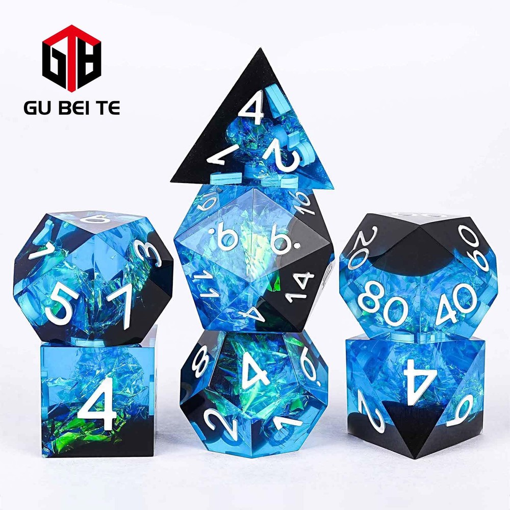 7PCS DND Dice Set Polyhedral Dice for Dungeons & Dragons Rpg D&D MTG Table Games
