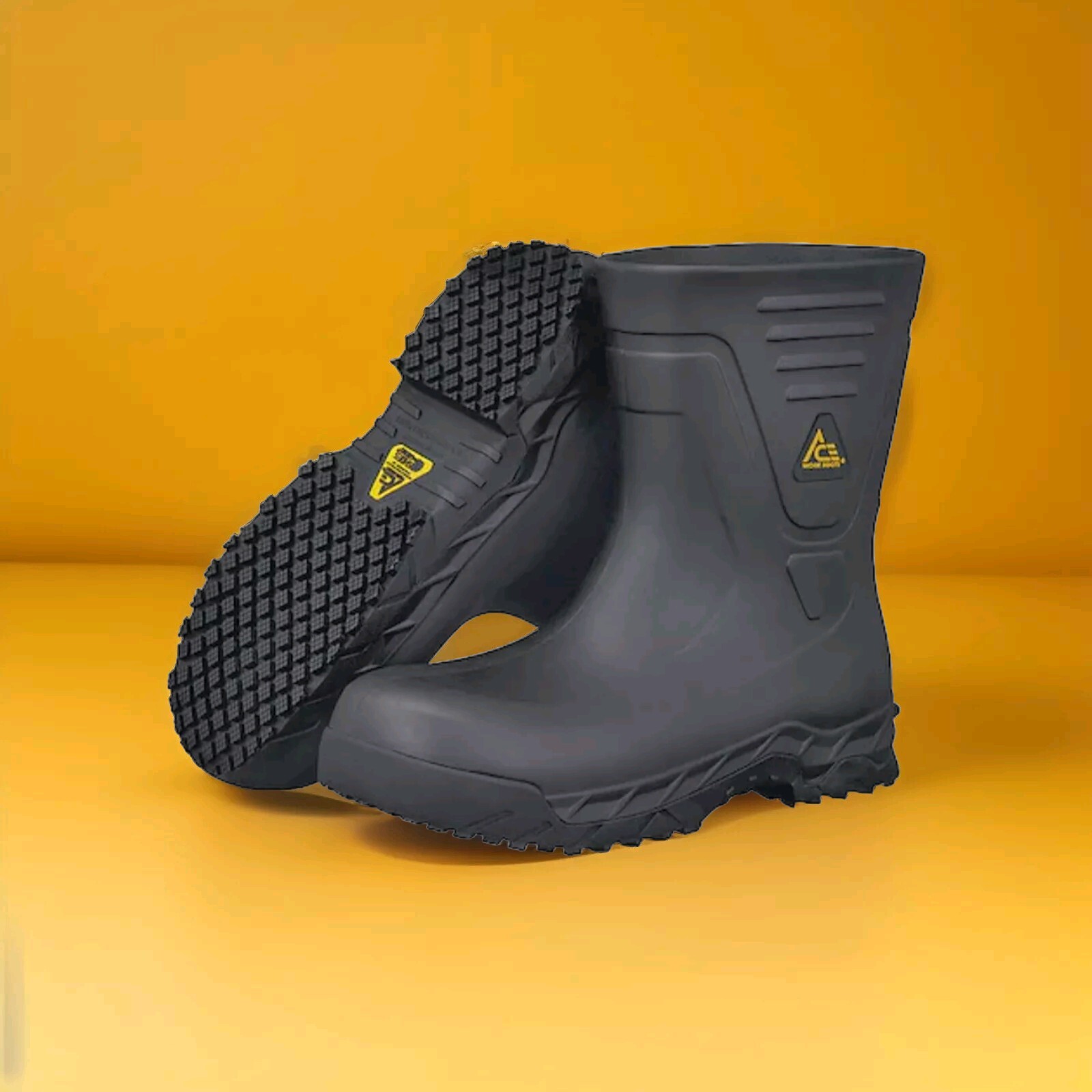 ACE  64133 Work Boots Unisex Bullfrog Pro II Slip Resistant  Men 7 / Women 9