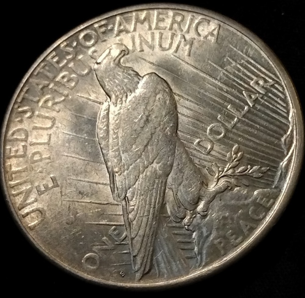 1923 S Peace Silver Dollar US Coin