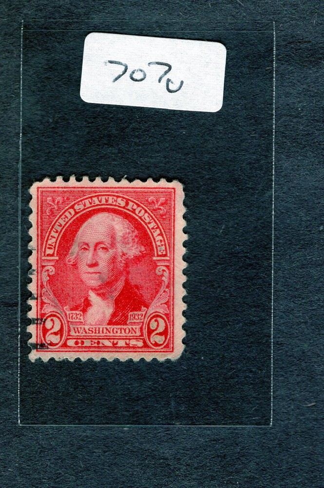 1932 Stamp #707 Washington at 64 Used