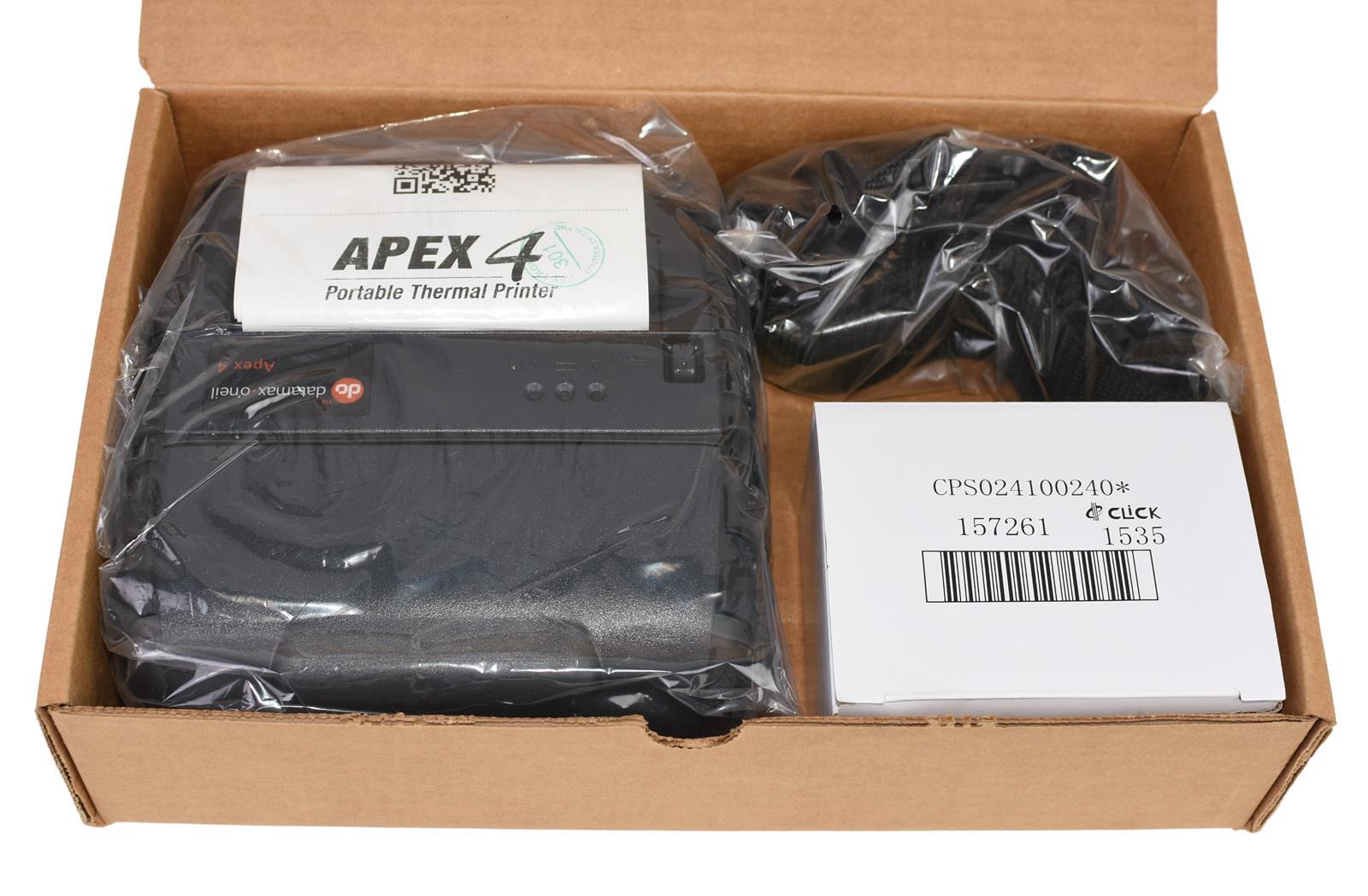 Datamax-O'Neil 78928U1-4 Apex 4i 4" Mobile Printer USB/Bluetooth (New,old stock)