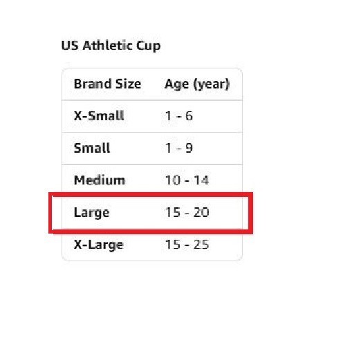 BioFlex Athletic Cup, Vented Protection, Large