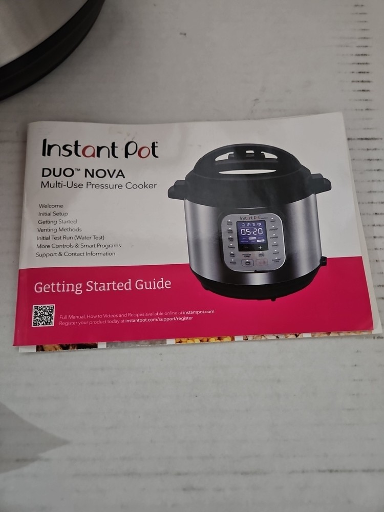 InstaPot Duo Nova 6 Qt Pressure Cooker Missing Pot insert