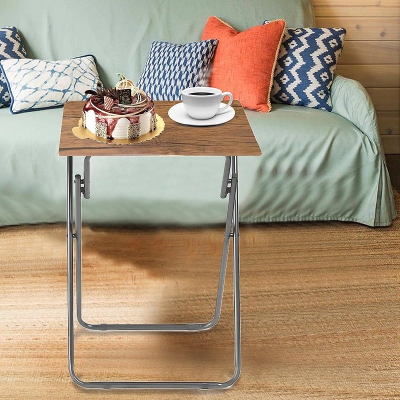 Folding Multifunctional TV Tray Table Portable Snack Coffee Table Easy Clean New