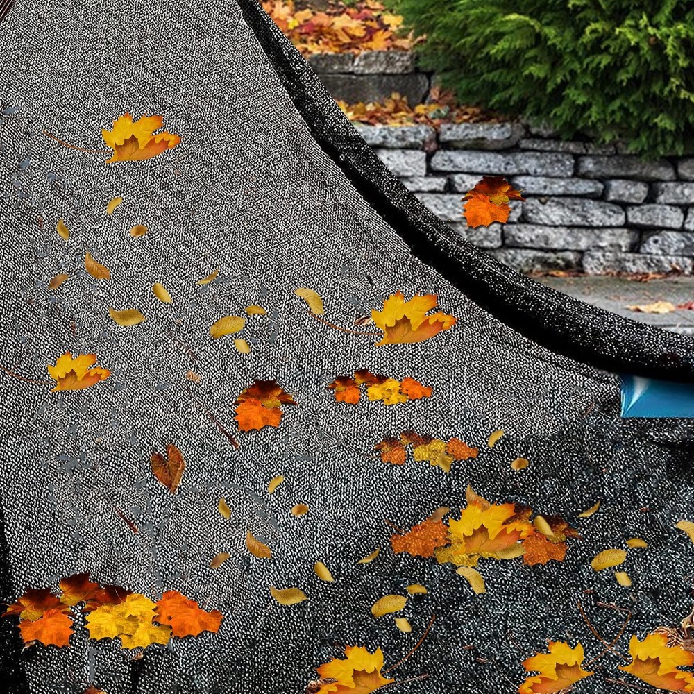 20 x 40FT Pool Leaf Net Cover- Thicken Rectangle Leaf Netting for Inground an...