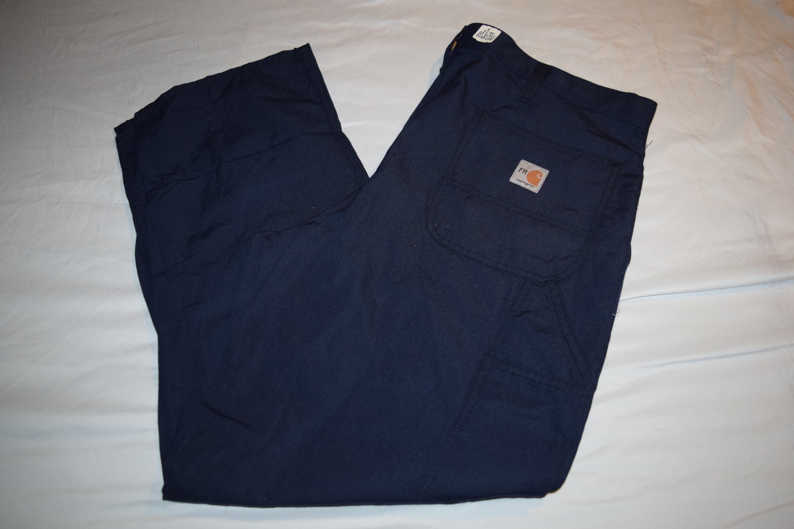 CARHARTT FR FLAME RESISTANT CAT 2 NAVY DUNGAREE WORK PANTS 73478-20, 36, 38, 40