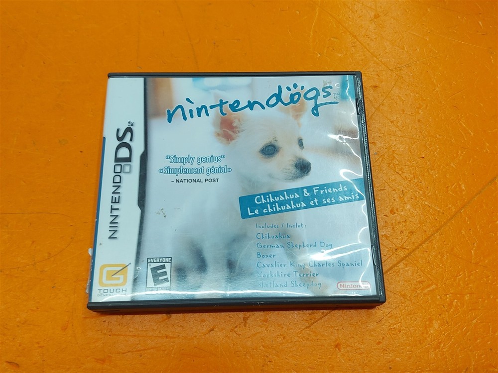 ⭐️⭐️⭐️⭐️⭐️*EMPTY Game Case* Nintendo DS Nintendogs: Chihuahua & Friends w Insert