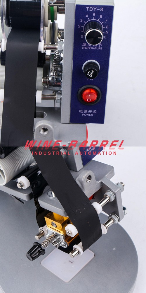 DY-8 Manual Hot Stamping Machine Ribbon Coding Date Batch Character Code Printer