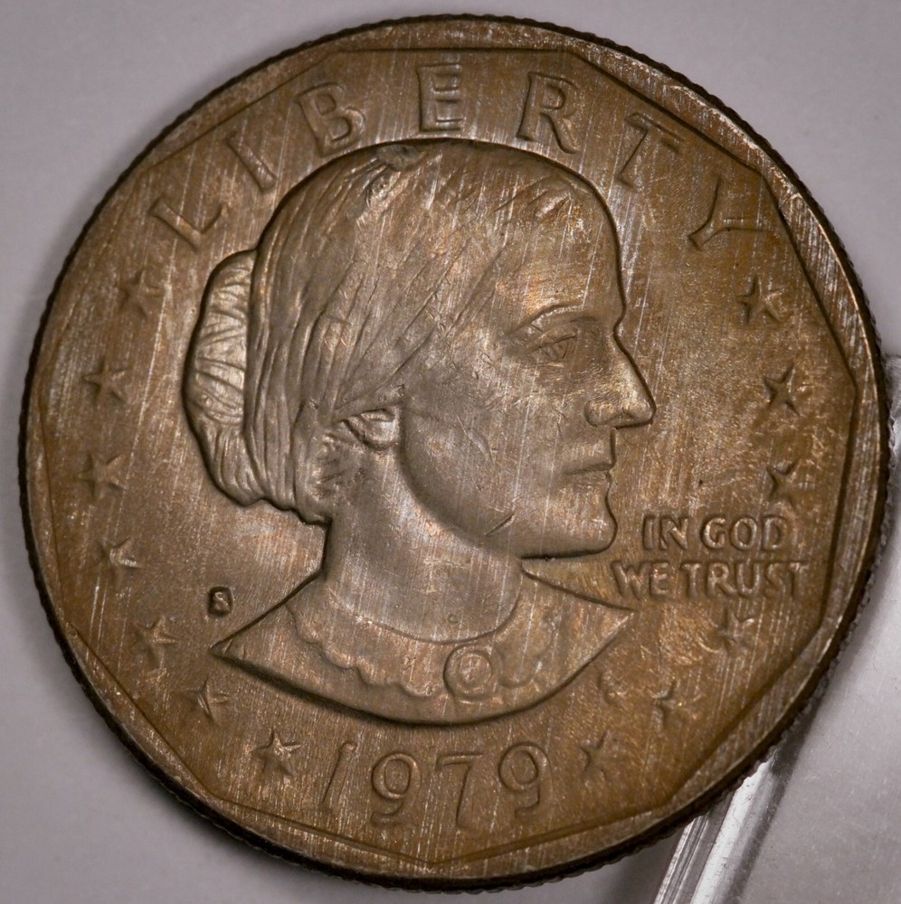 $1 1979 S SBA uncirculated, toned (E9)