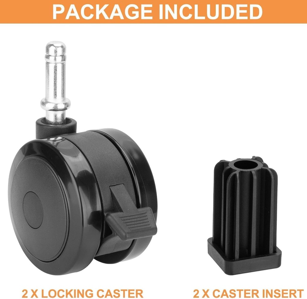 Locking Caster w/Insert for Weber Genesis E310 E320 S330 & Spirit E210 E310