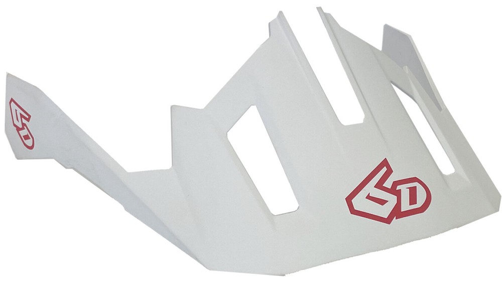 6D ATB-2T Helmet Replacement Visor Peak in White
