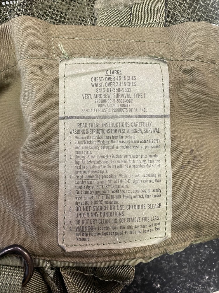 Aircrew Survival Best Type 1 X-Large