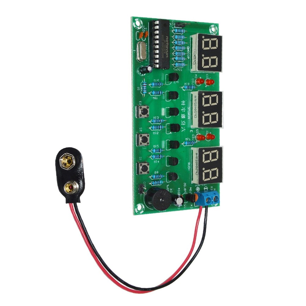 DIY Digital Clock Circuit Kit Electronic Clock Teaching soldering Practice Kit