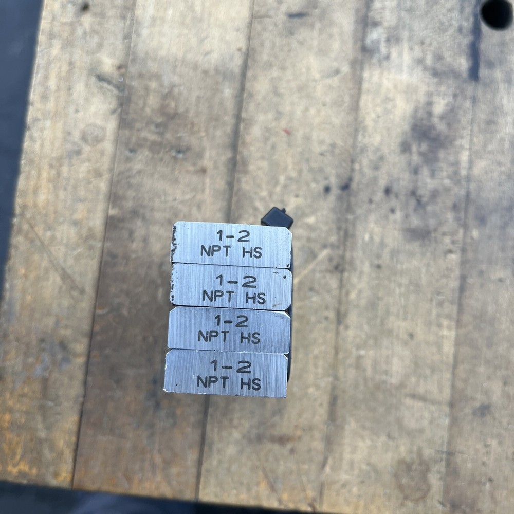 Ridgid Universal, 1-2, NPT, HS, pipe threader die set