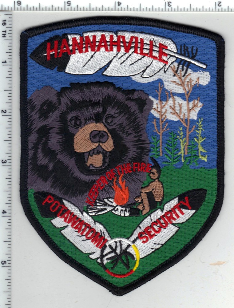 Hannahville Potawatomi Security (Michigan) 1st Issue Shoulder Patch