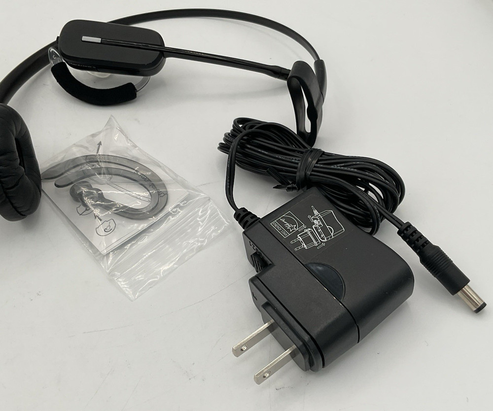 Plantronics C054A Wireless Headset System DECT COMPLETE CLEAN Fast Free Shipping