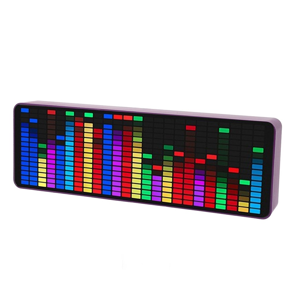 Music Spectrum Display 384 LED 1624 Segment Rhythm Light Level Voice Sensor WT