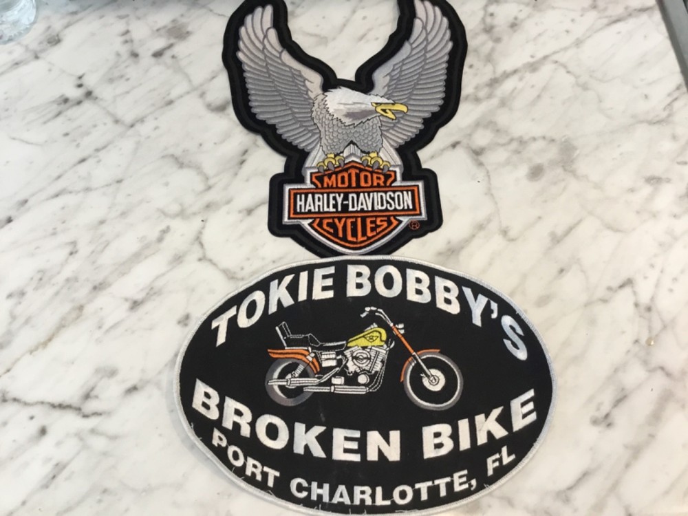 VINTAGE HARLEY-DAVIDSON Motorcycles LARGE Eagle Patch 8" x 10" Vest Jacket