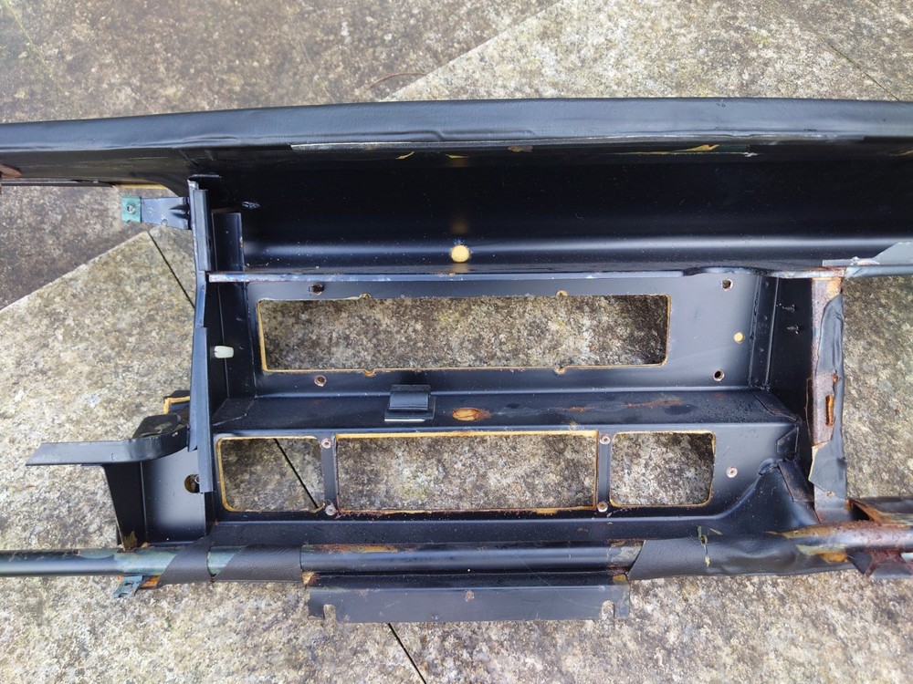 Jaguar XJS Dashboard LONG Centre Console Top Front Frame Assembly Black RHD