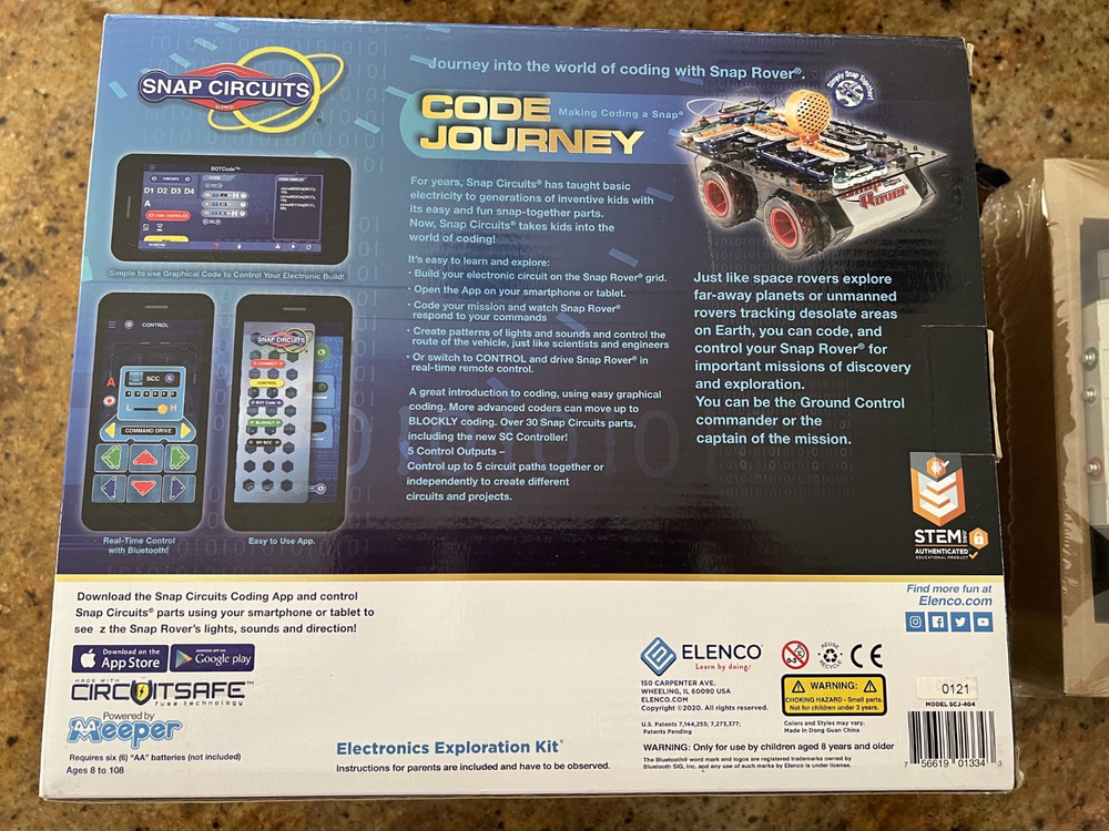 Snap Circuits Code Journey Build Your Circuits, Code Your Commands and Drive