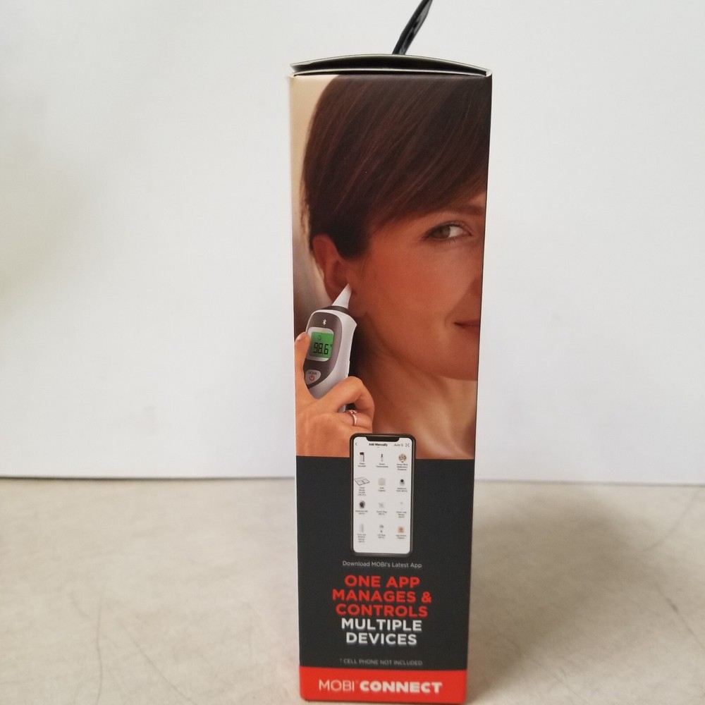 MOBI CONNECT Smart DualSca Bluetooth Ear & Forehead Thermometer with App Control