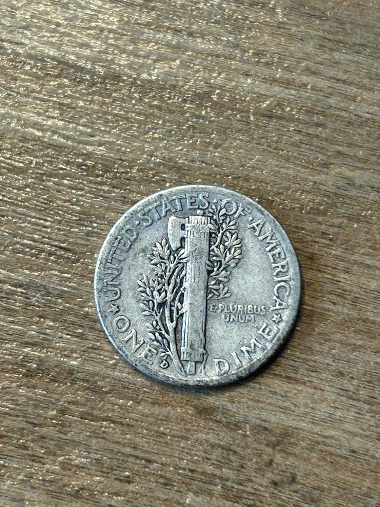 1937D Mercury Dime VG