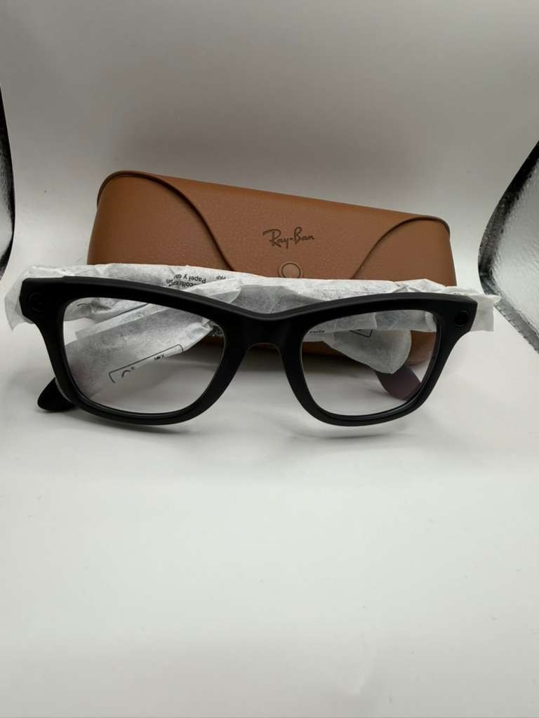 Ray-Ban Meta Wayfarer - Gen 2 - Matte Black Frame - Clear Lenses