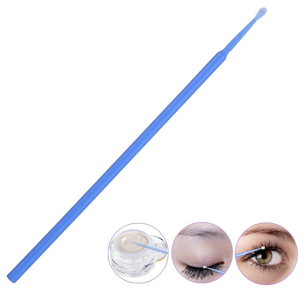 500 Pcs Micro Applicator Brush, Micro Swabs, Disposable Eye Lashes Mascara Wands