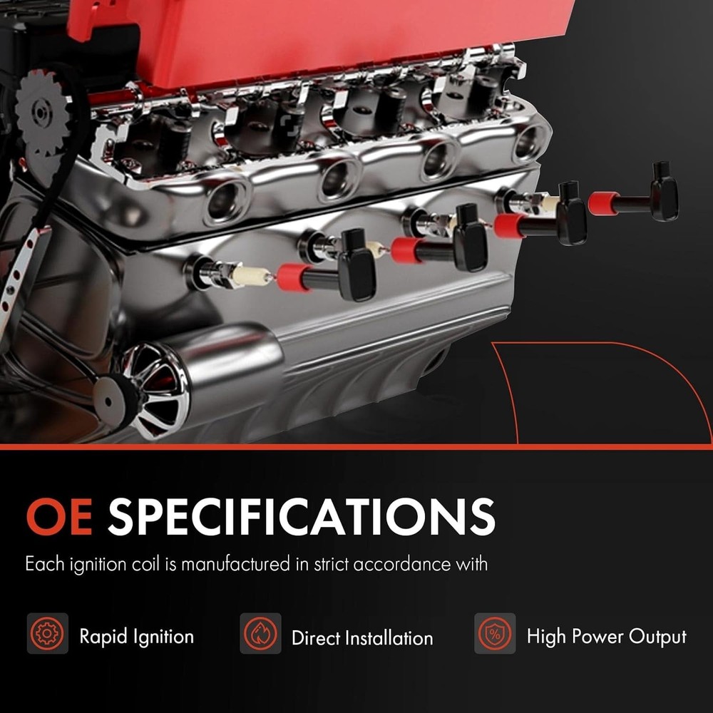 Engine Ignition Coil Pack Compatible with Mercedes-Benz E430 E500, CL500 C43,