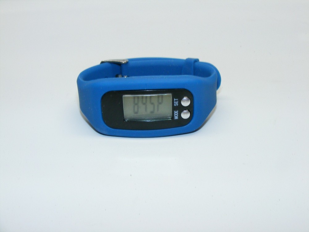 Crane Pedometer Blue Adjustable Band Used Replacement