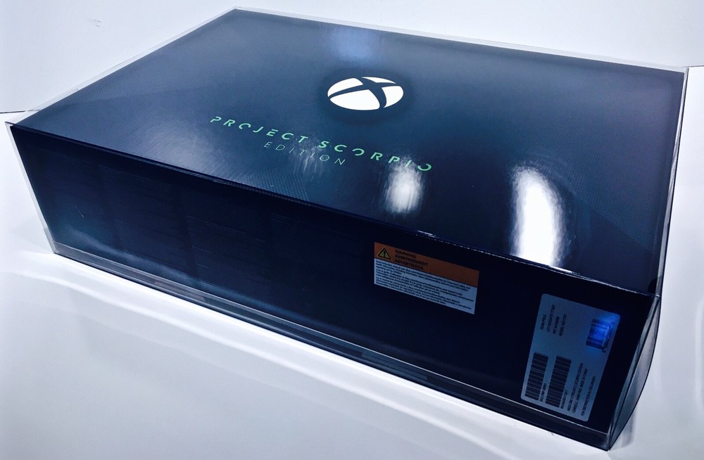 1 Console Box Protector For XBOX ONE X SCORPIO EDITION! Custom Display Case