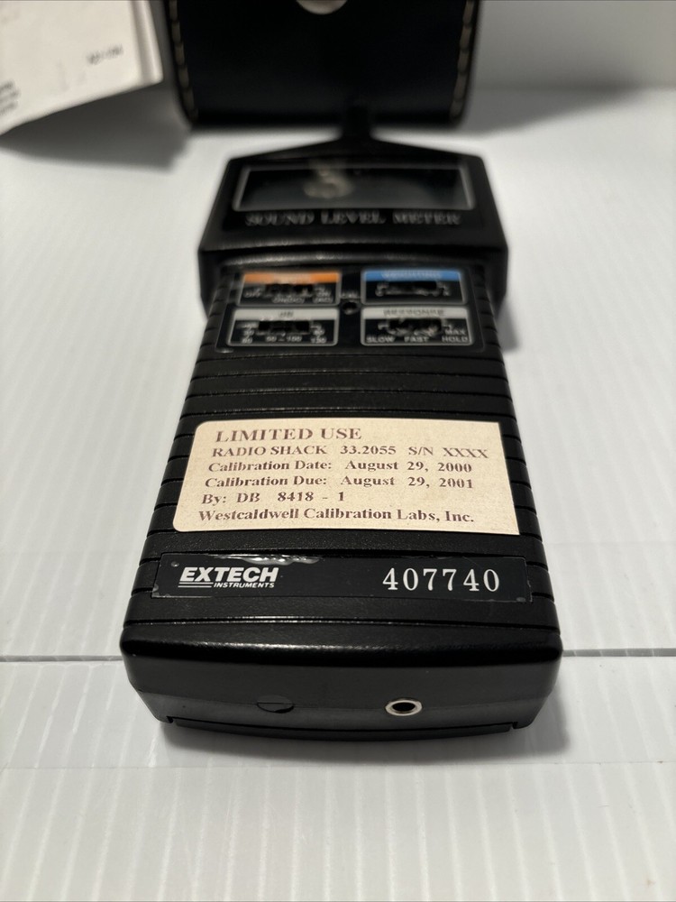 Extech 407740 Digital Sound Level Meter Tested And Work Good 👍 (D)