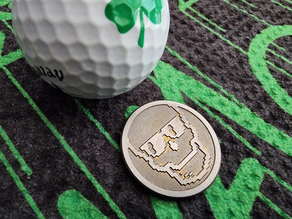 Swag Golf 8-Bit Skull Putter Ball Marker Alignment Tool⛳⛳⛳