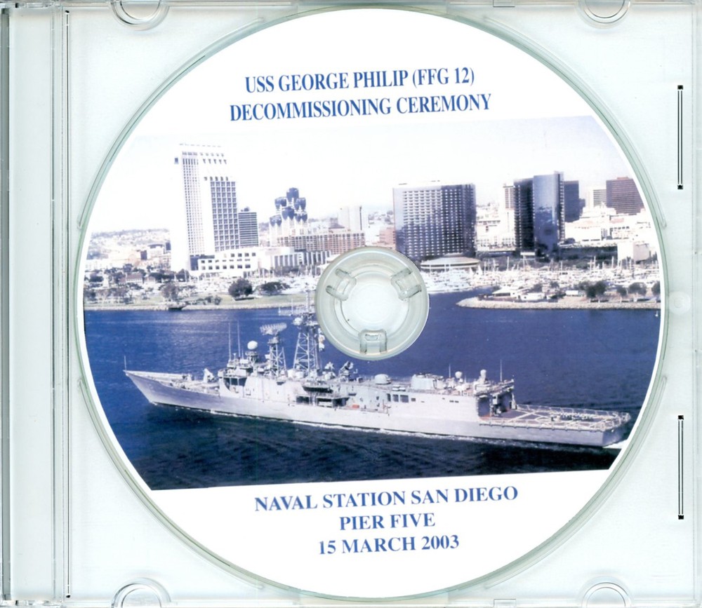 USS George Philip FFG 12 Decommissioning Program 2003  Navy