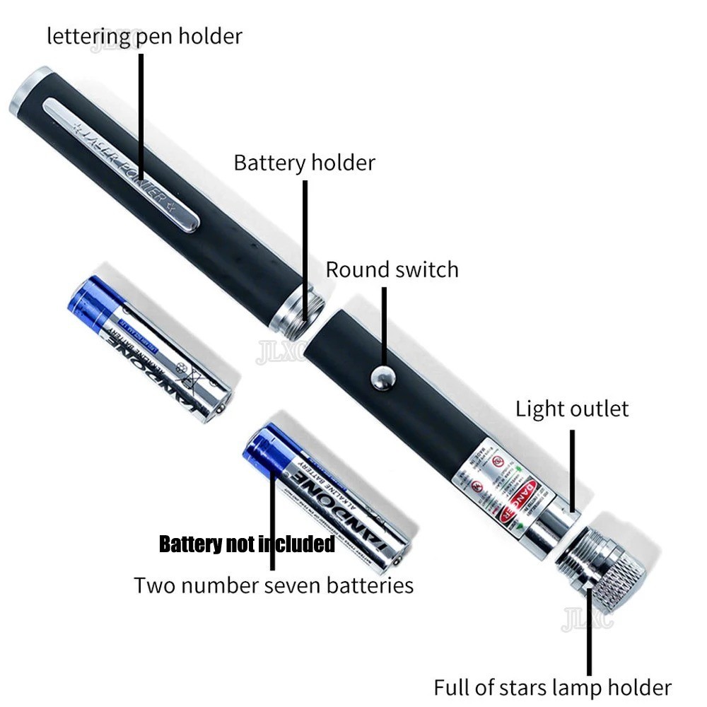 1 Laser pen Pointer Light Cat Toy Interactive Training Keychain LED 1MW UK
