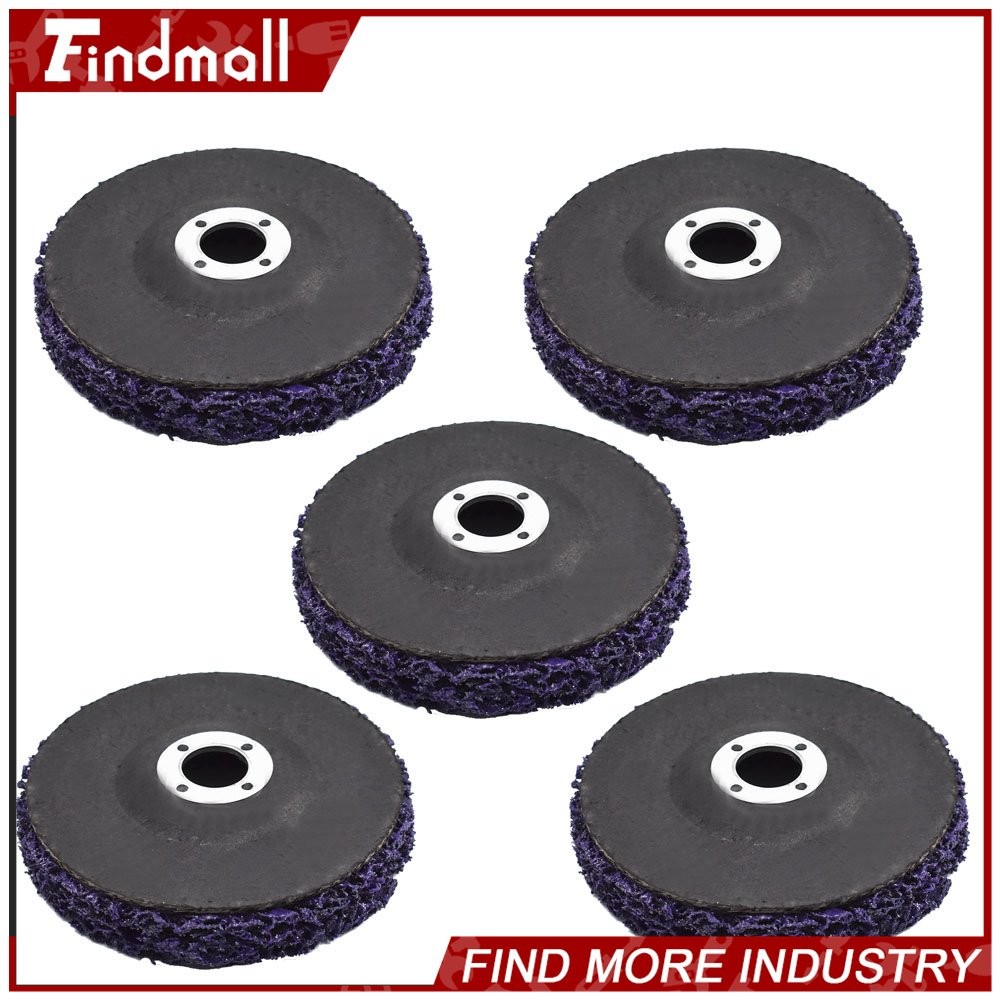 30 Pack 4" Poly Strip Disc Wheel Paint Rust Removal Clean For Angle Grinder