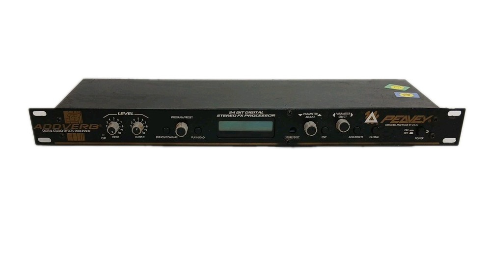 Peavey AddVerb III 3 Digital Studio Effects Processor POWERS ON *UNTESTED* READ