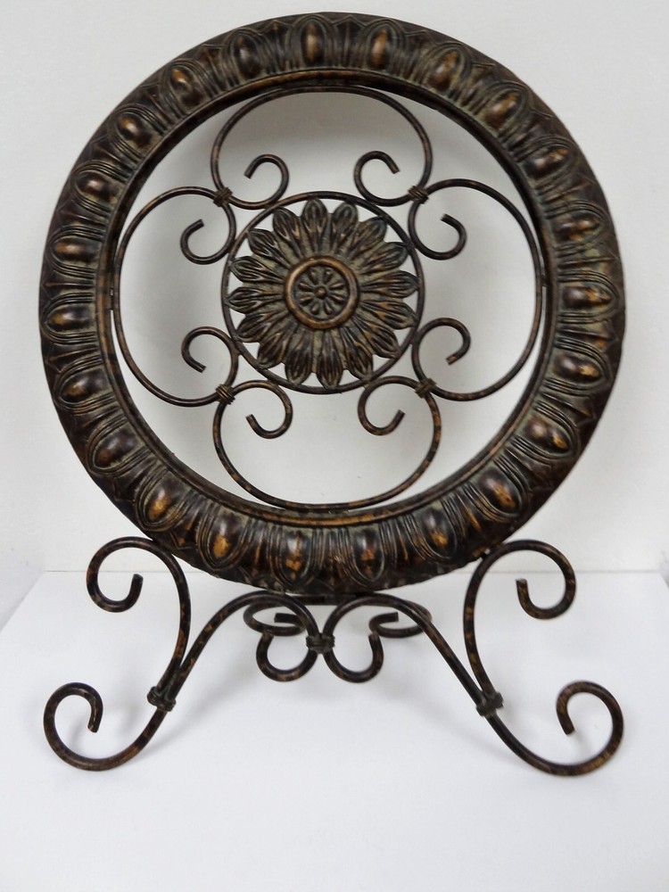 Vintage Brass Table Top Display