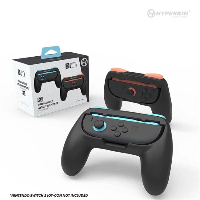 Hyperkin M07717 Pro Handle Attachment Set Black - 2 Piece