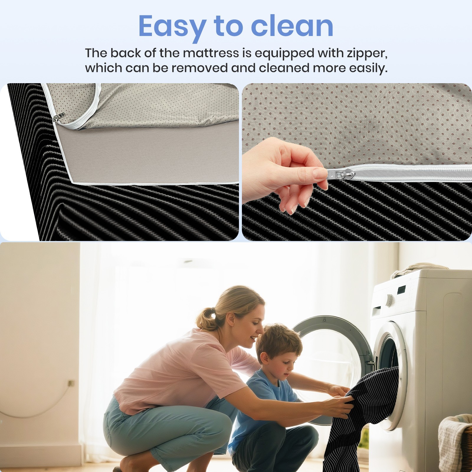 Cooling Memory Foam Mattress in a Box, 8" 10" 12" Twin Full Queen King Mattress