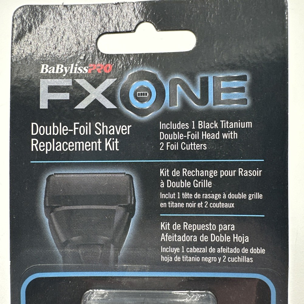 BaBylissPRO FXONE Black Replacement Double Shaver Foil & Cutters | FX79RF2MB