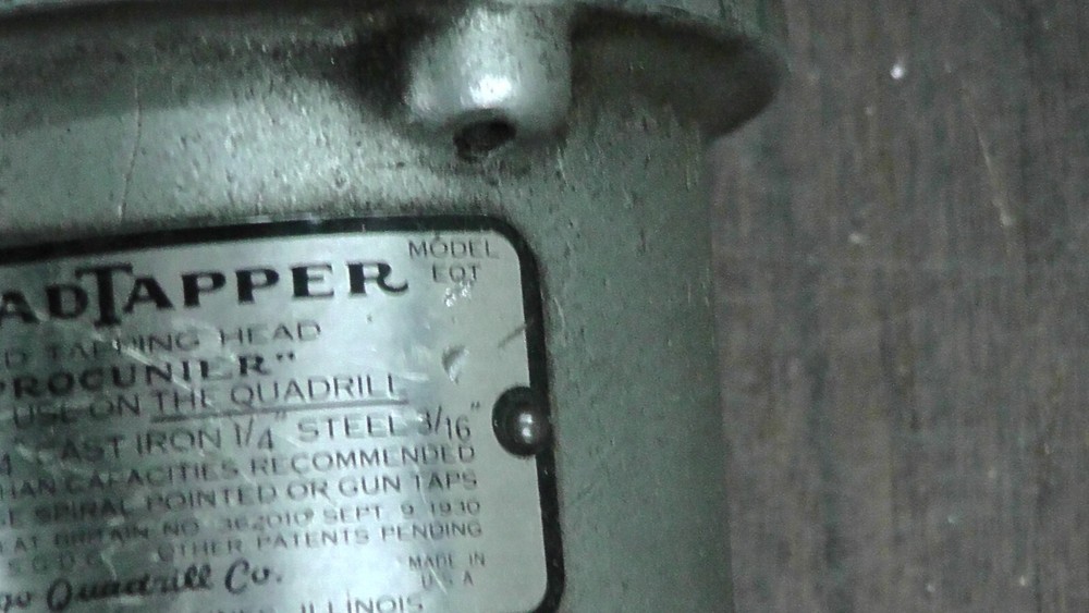 Procunier Quadtapper, Size No. 1, Model EQT, Used