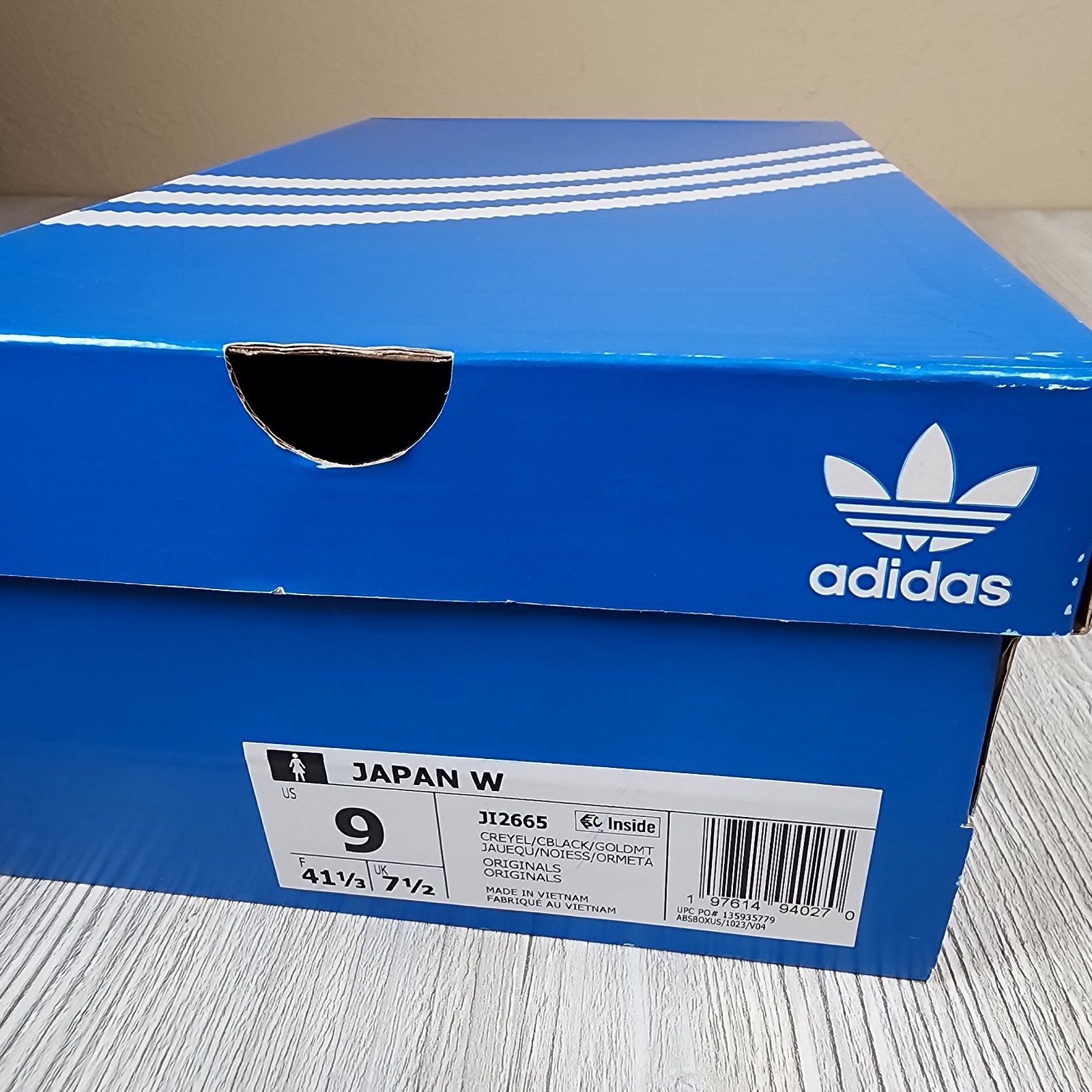 Adidas Originals Japan Sneaker Yellow/Black Womens Sizes 7-10 New JI2665