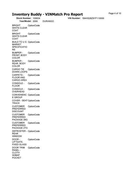 Dash Panel Fits 00 DURANGO 10290303