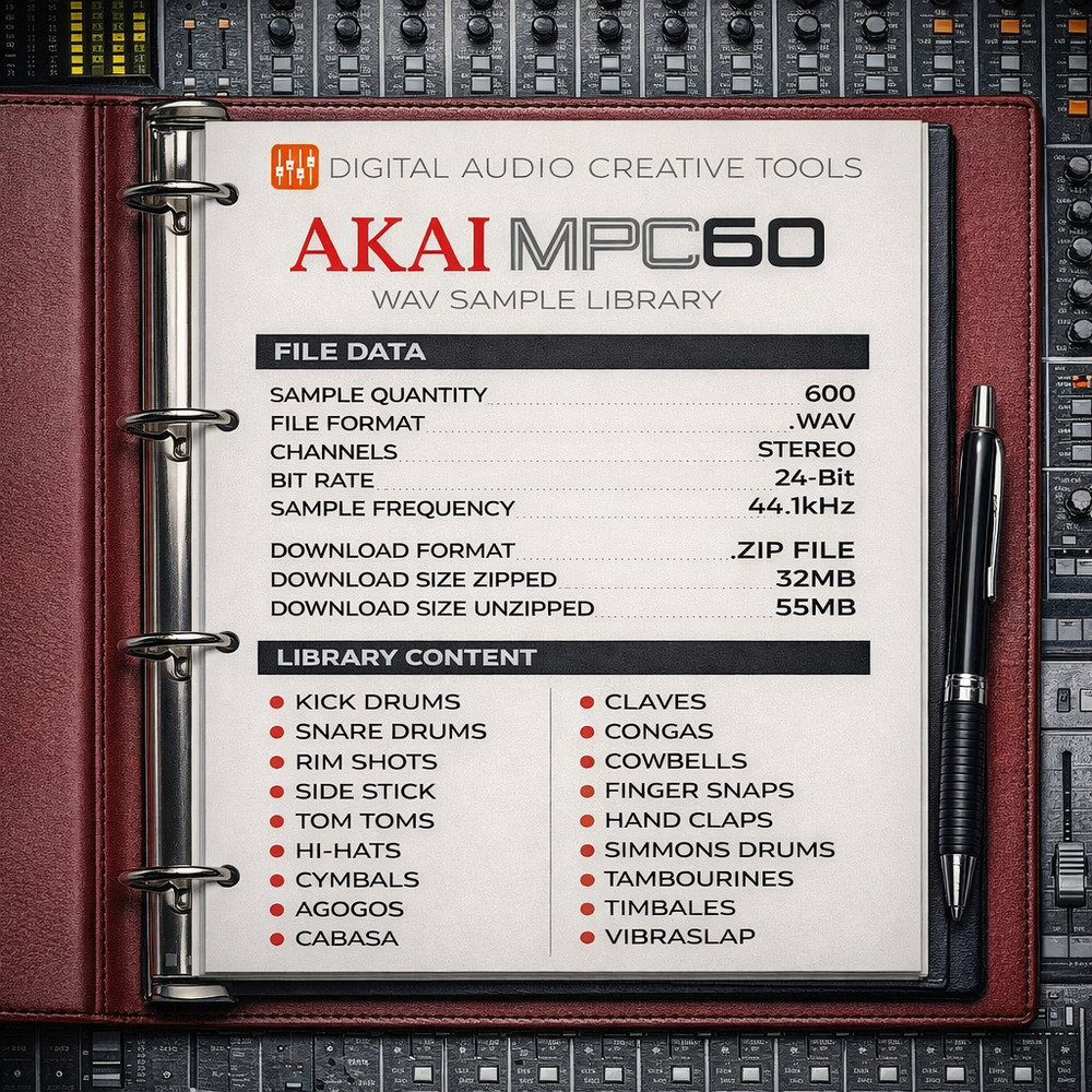 Akai MPC60 Sample Library