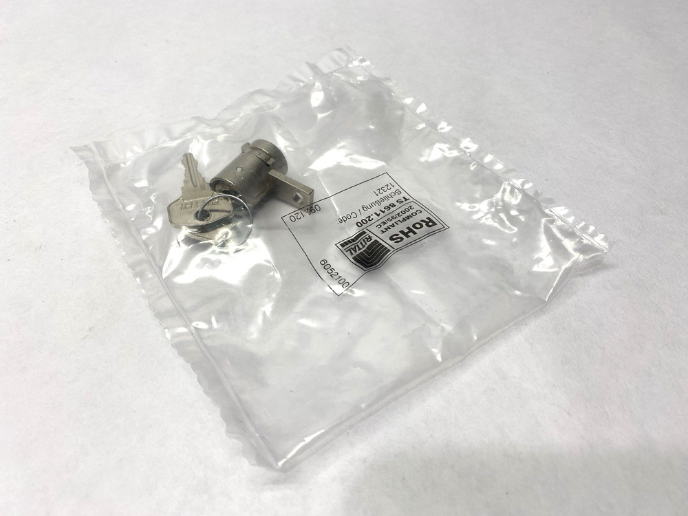 Rittal TS 8611.200 Lock and Pushbutton Insert for Handle Systems w/ 2 Keys