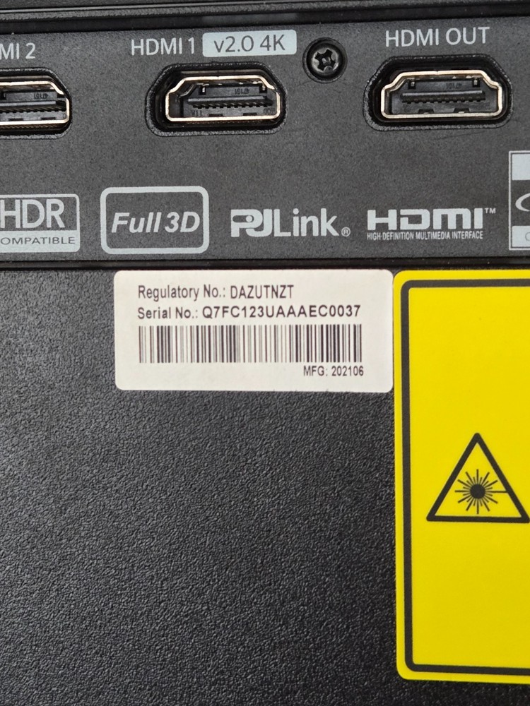 Laser Projector Optoma ZU720T Used