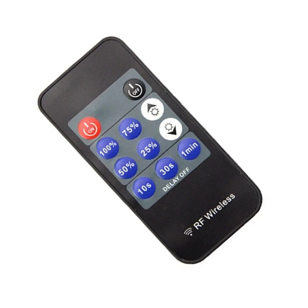 DC12V-24V 8A Dimmer Switch Controller With Mini 11-Key RF Wireless Remote